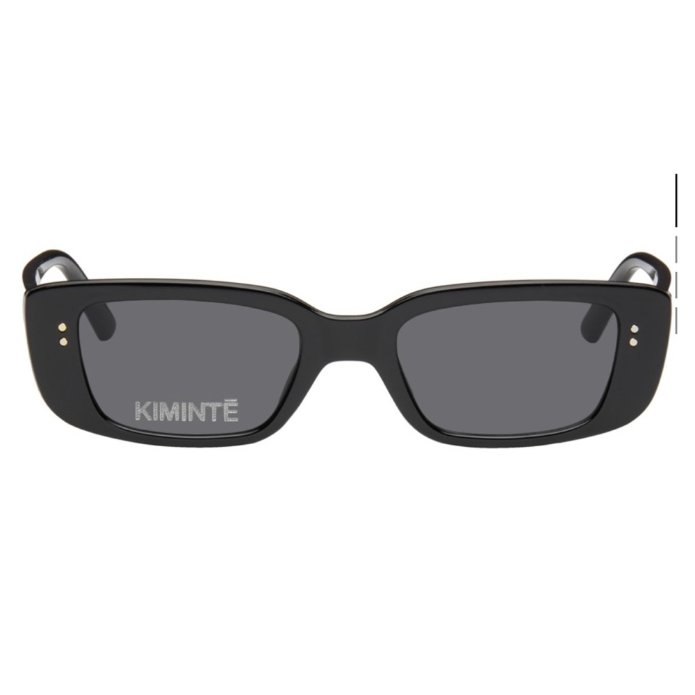Black Rectangular Sunglasses Modern Design - image 1